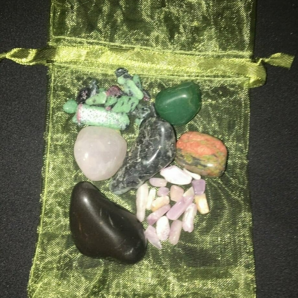 Twin Flame Crystal Ally Pouch